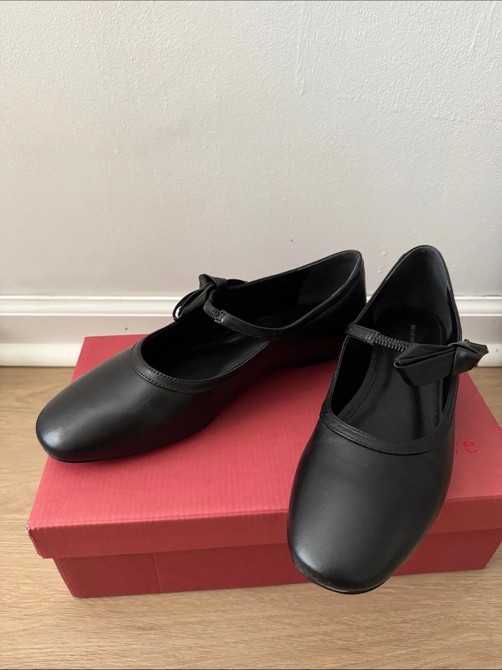 NEW MAEVE KNOTTED BOW MARY JANE FLATS